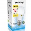 Светодиодная (LED) Лампа Smartbuy-A60- 15W/3000/E27
