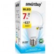 Светодиодная (LED) Лампа Smartbuy-A60- 7W/3000/E27