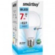 Светодиодная (LED) Лампа Smartbuy-A60- 7W/4000/E27